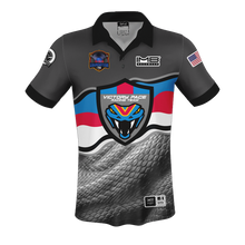 Load image into Gallery viewer, Victory Pace Racing Polo Button Neck
