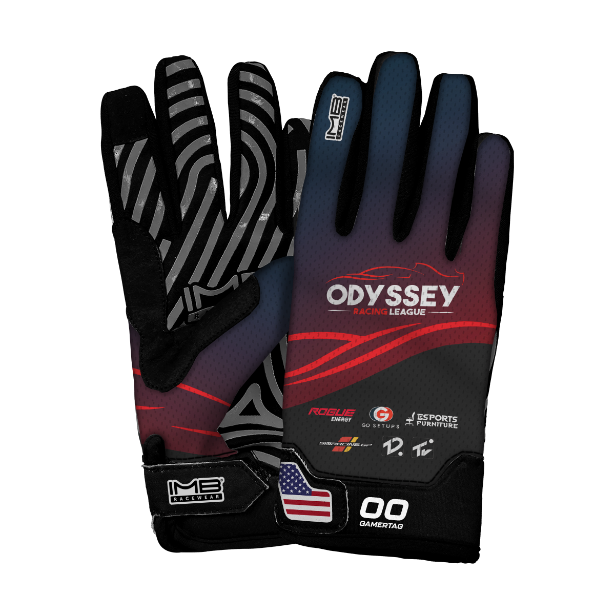 Odyssey Racing League SSG-2 Short Sim Gloves