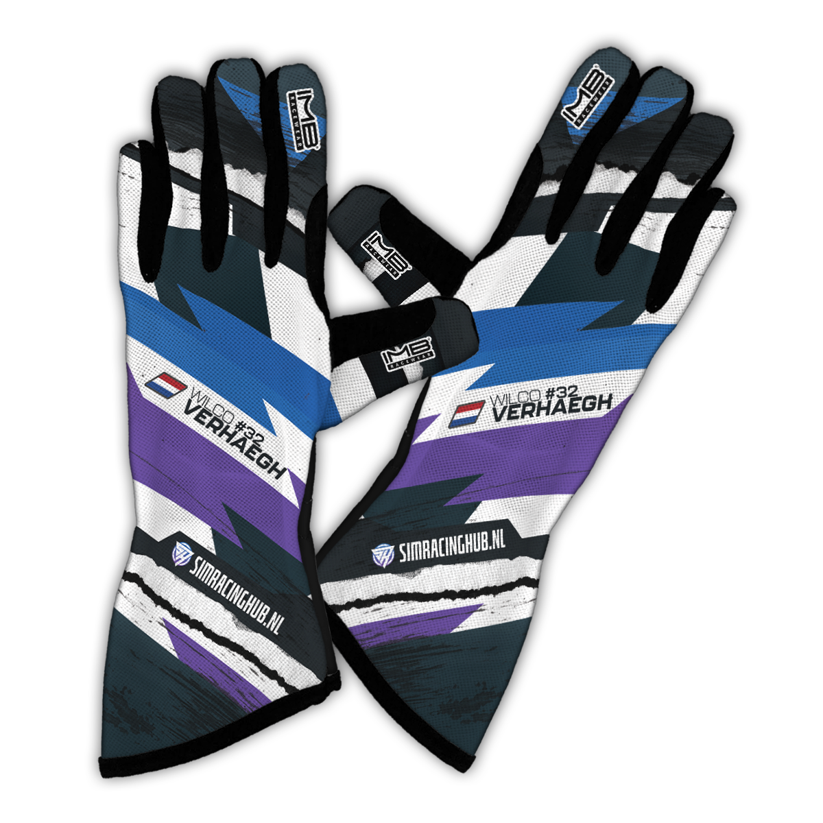 The SimRacingHub.NL LSGE-2 Sim Racing Gloves