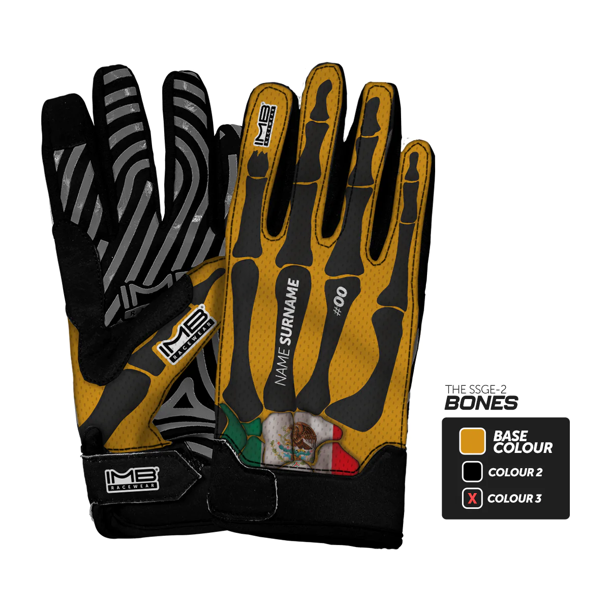 The Bones SSGE-2 Short Sim Racing Gloves