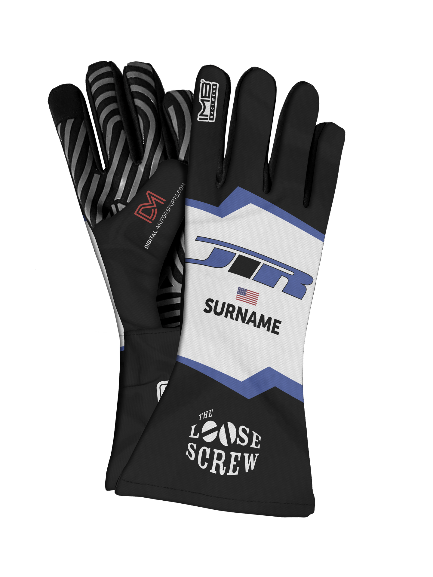 JTR external stitched long sim gloves
