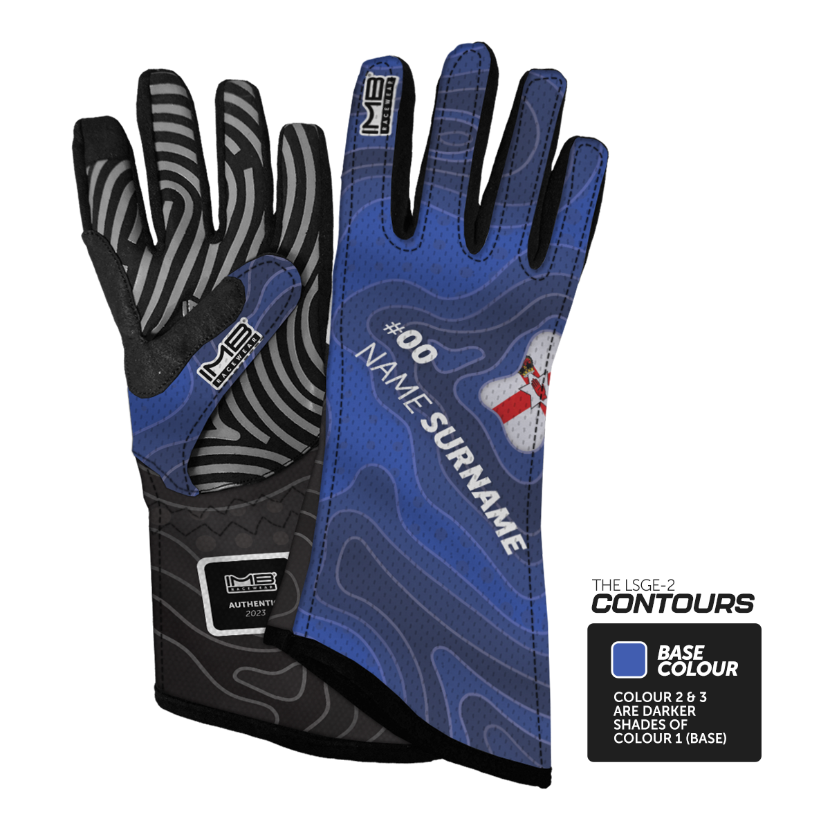 The Contours LSGE-2 Long Sim Racing Gloves