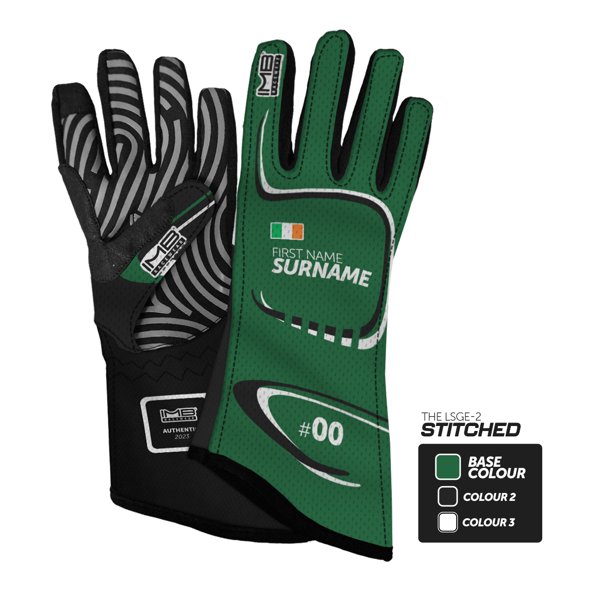 The Stitched LSGE-2 Long Sim Racing Gloves