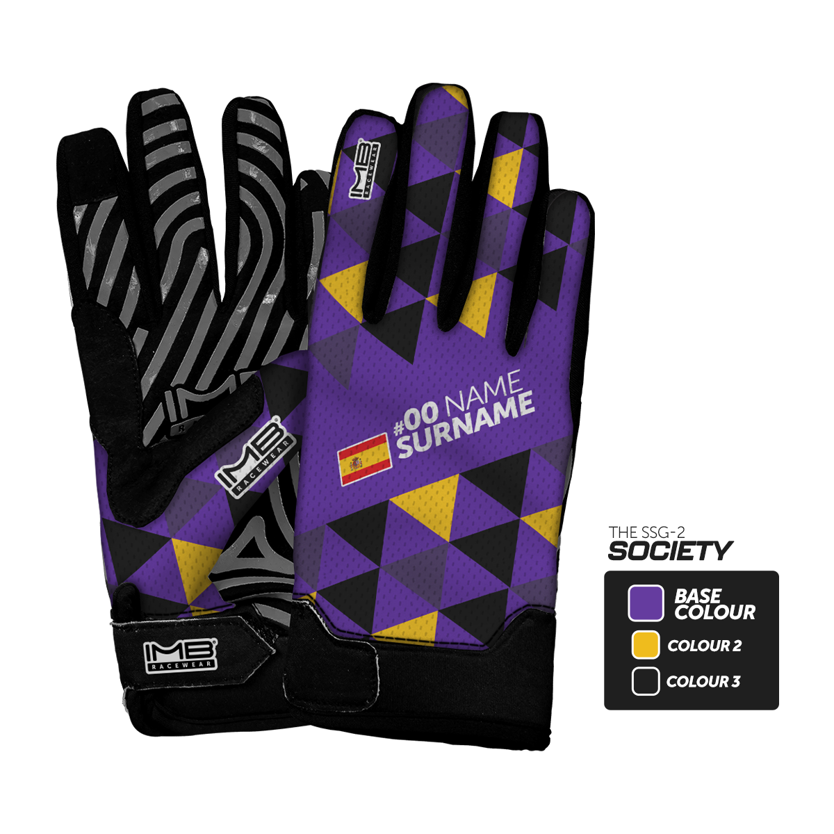 The Society SSG-2 Short Sim Racing Gloves
