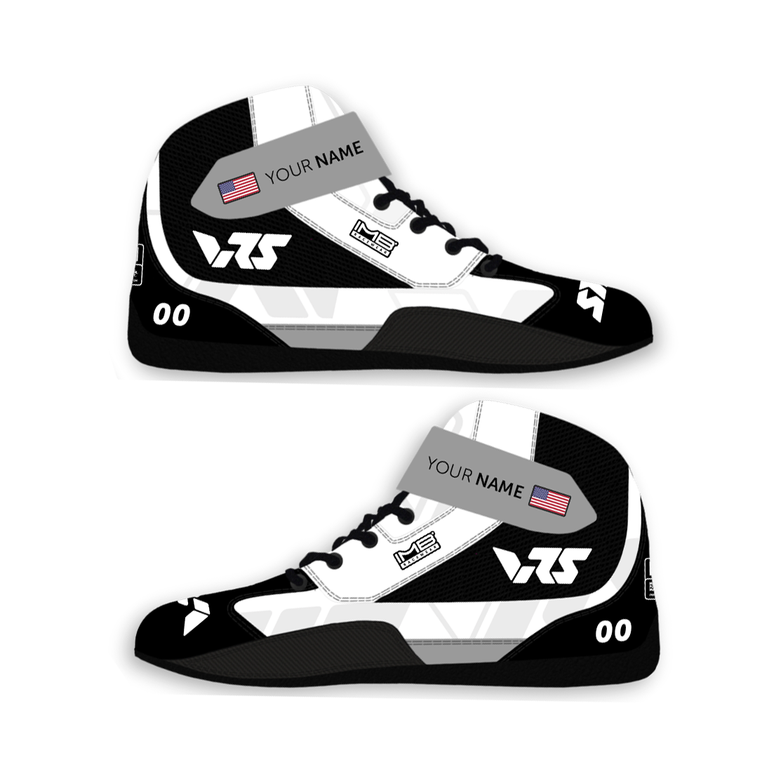 VRS SBC-1 White Sim Racing Boots